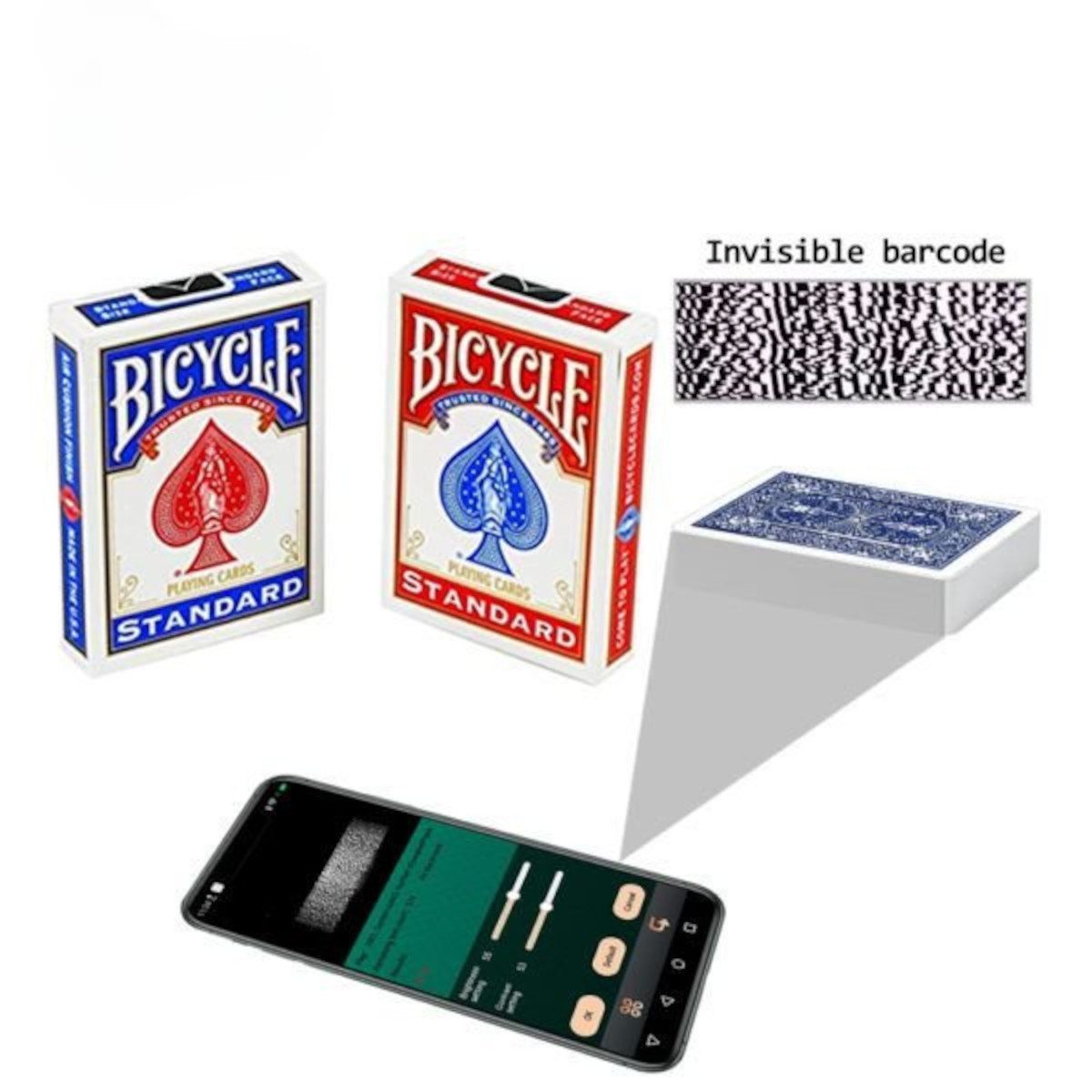 Barcode Side Marked Cards of Bicycle Standard Playing Cards