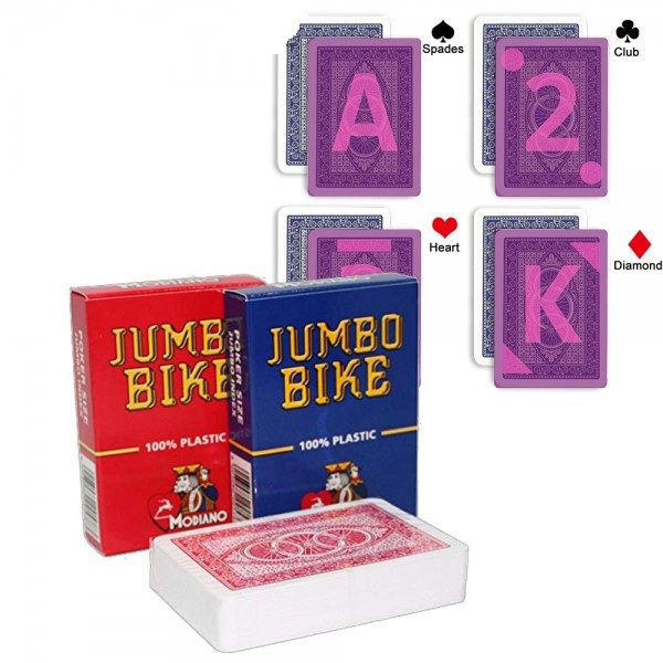 Buy Popular Plastic Modiano Jumbo Bike Juice Marked Cards