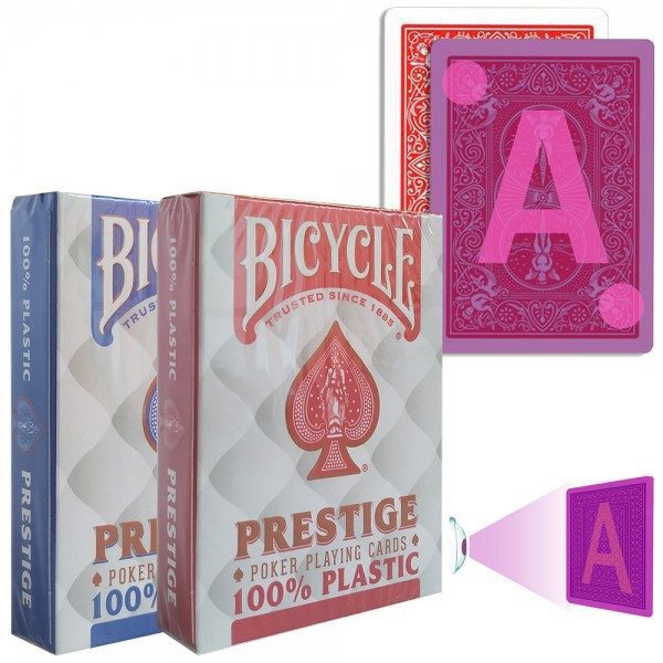 Bicycle Prestige Infrared Contact Lenses Poker
