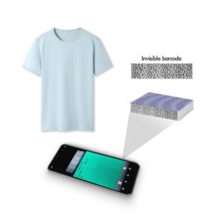 Accurate T-Shirt Button Camera For Barcode Marked Cards