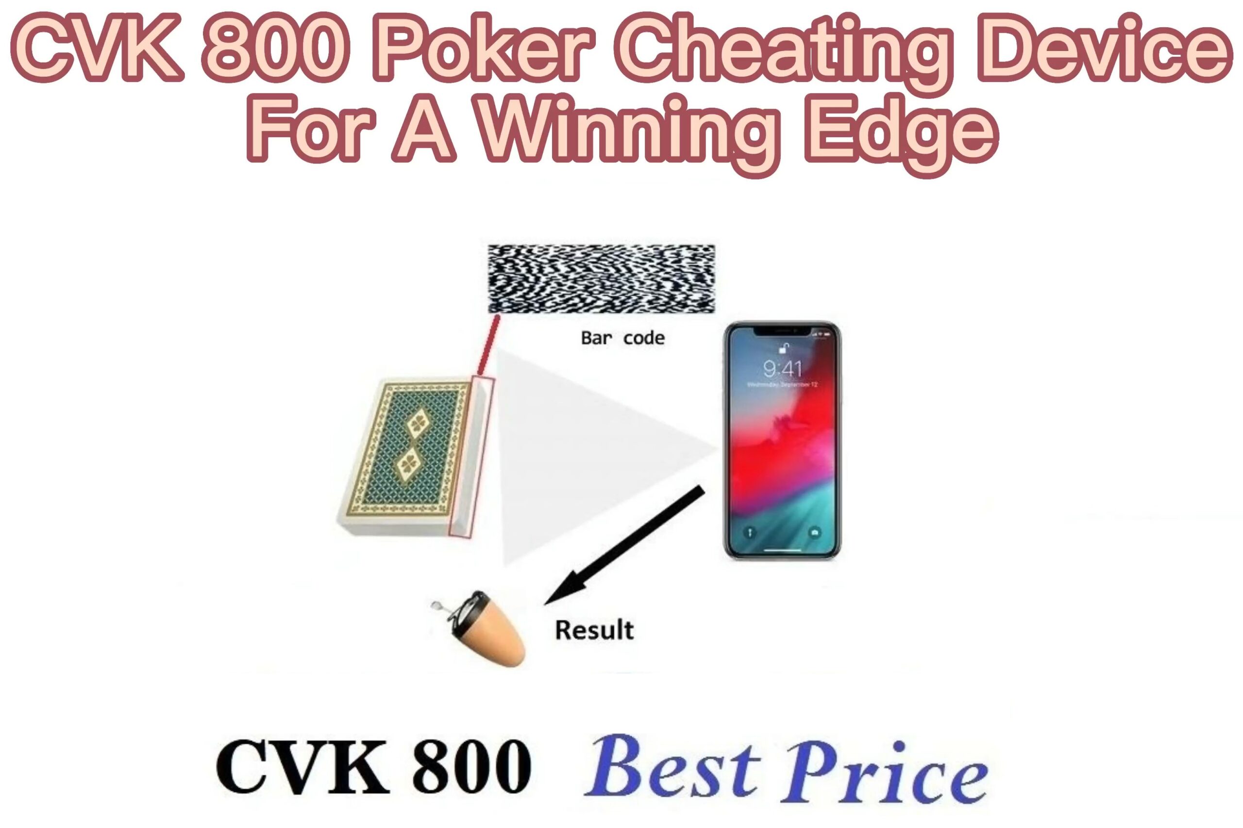 CVK 800 Poker Cheating Device For A Winning Edge