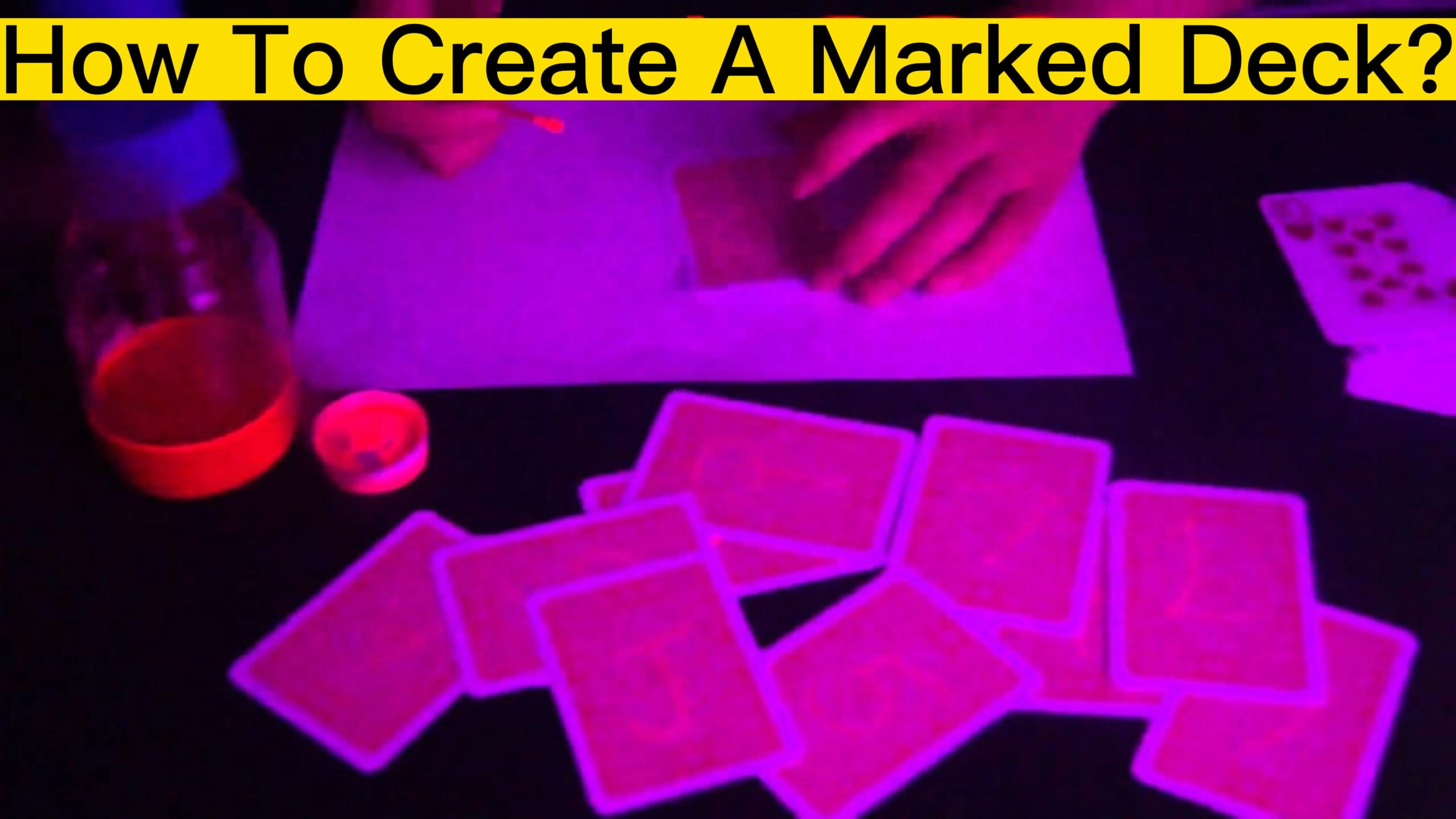 How To Create A Marked Deck