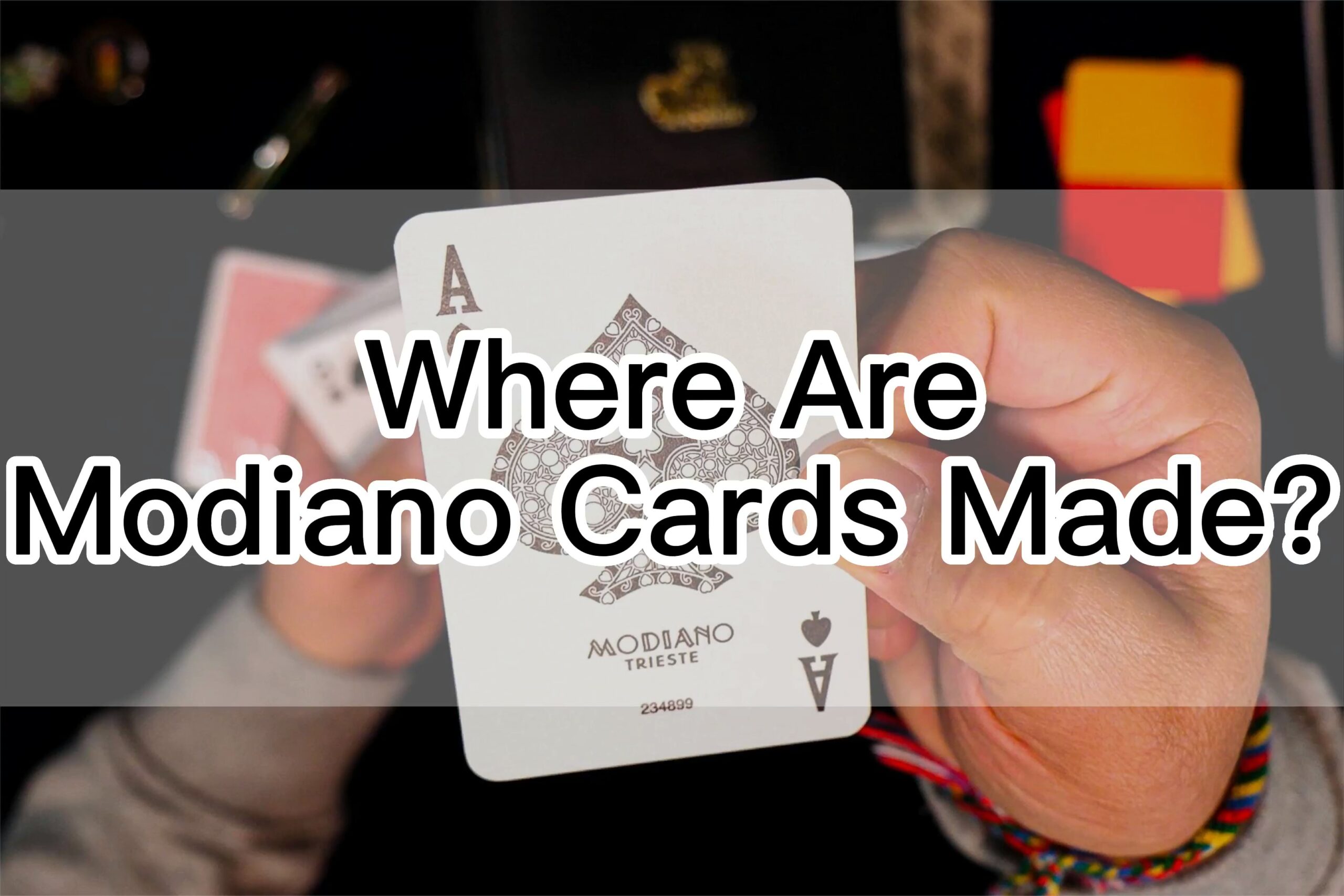 Where Are Modiano Cards Made