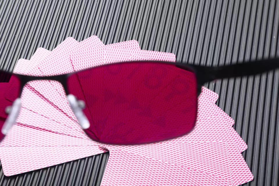 Poker Sunglasses That Can See Through Marked Playing Cards