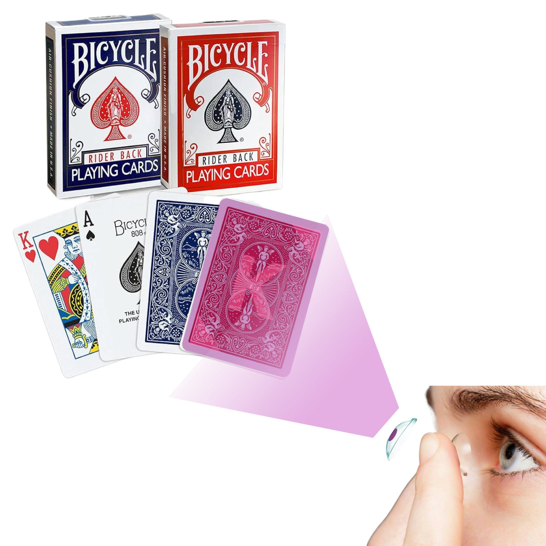 Bee Standard Index Playing Cards Blue or Red