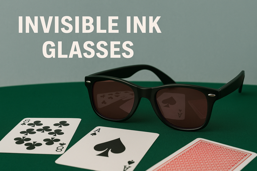 Invisble Ink Card Invisible Ink Glasses Reveal Hidden Information on Playing Cards