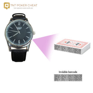 Dynamic Watch Spy Camera Scanner for Barcode Marked Playing Cards